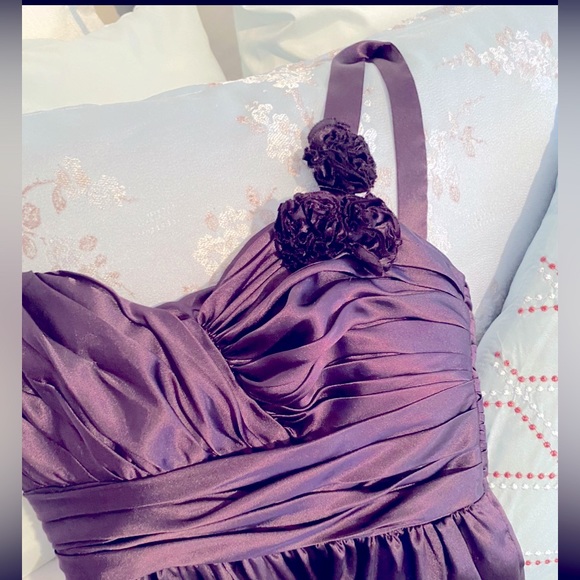 Prom gown. Beautiful deep purple - Picture 2 of 5
